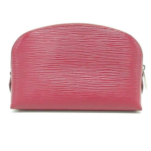 LOUIS VUITTON Pochette Cosmetic M40641 Fuchsia Epi SR4126 Women's Pouch - Picture 2 of 9